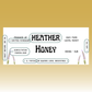 The Divine Heather Honey Labels (100)