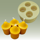 MOULD: The Pointed Top Votives - Set Of 4 - Premium or Budget