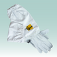 White Goatskin Leather Gloves