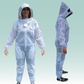 Air-Mesh Suit with Fencing Veil - Colour: White