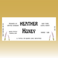 The Divine Heather Honey Labels (100)