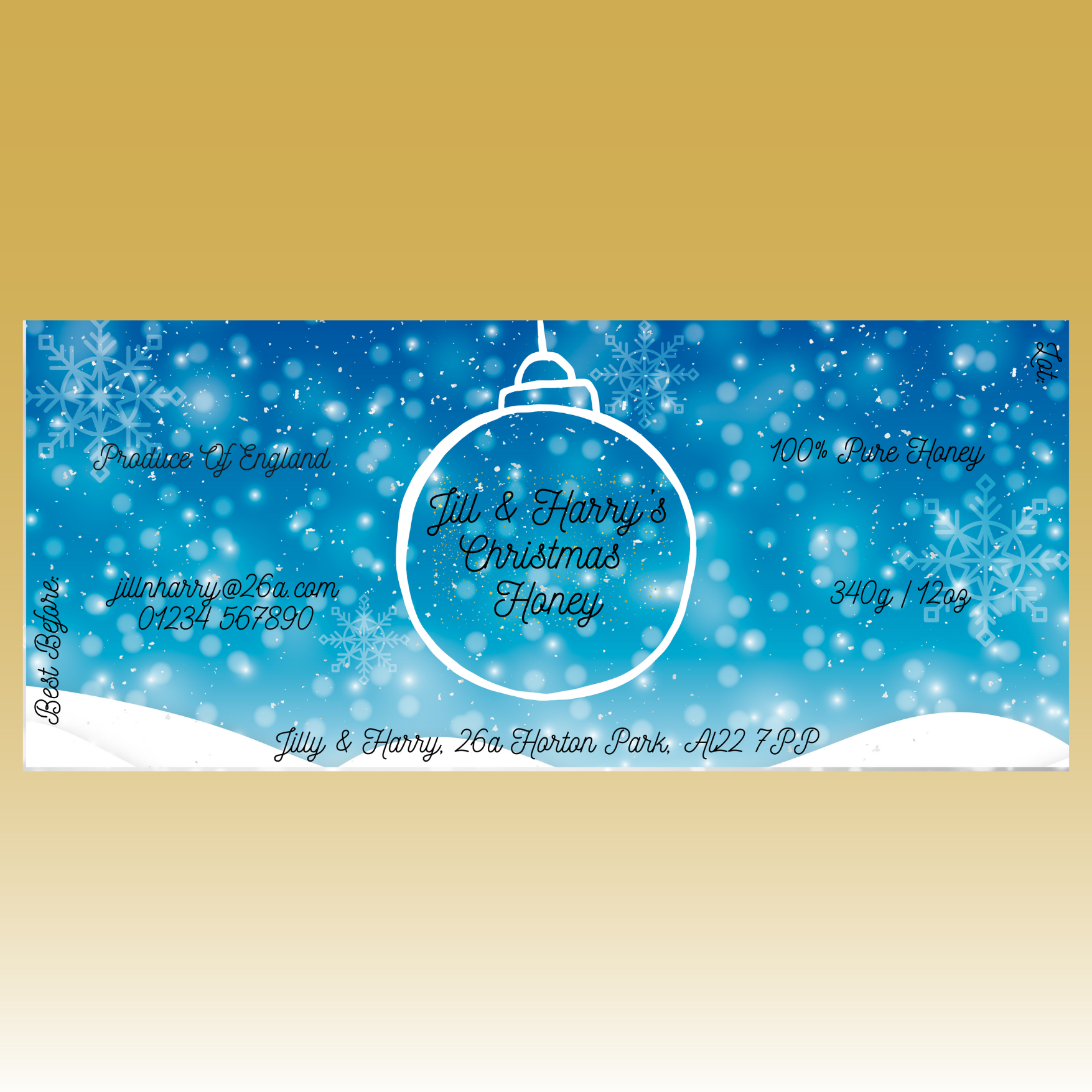 The Winter Wonderland Labels (100)