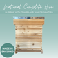 National Complete Hive Kit with Frames & Wax Foundation - Western Red Cedar