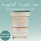 Complete Hive Kit, Langstroth, with Frames & Plastic Foundation - Pine