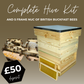 National Complete Hive Kit with a Nuc of Bees (Jun/Jul) - Read Description