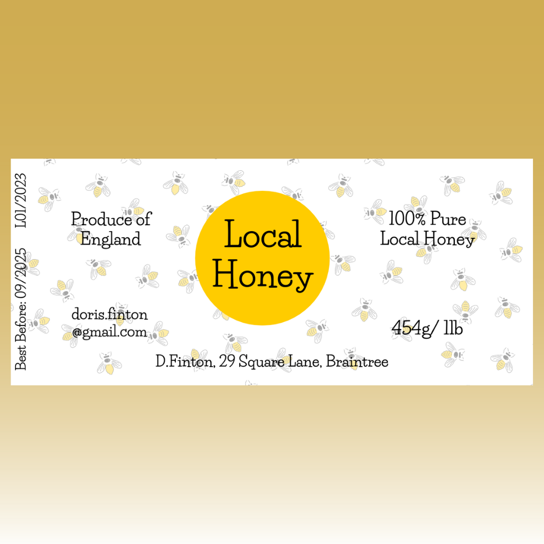 The Happy Honey Labels (100)