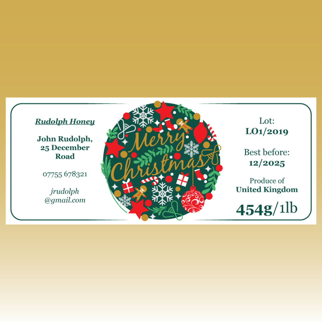 The Merry Christmas Labels (100)